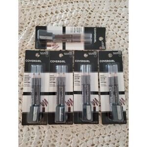 CoverGirl‎ Easy Breezy Brow Fill Define Pencils Sharpener 505 510 Brown Lot Of 5